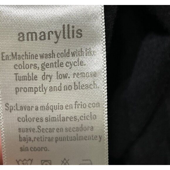 Ashlee by Amaryllis T-Shirt Oversized Washed out Black Size M Medium - Picture 6 of 6